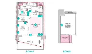 間取り／プロット図
