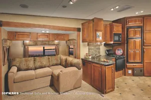 初登場の高級キャンピングカー(インテリア)