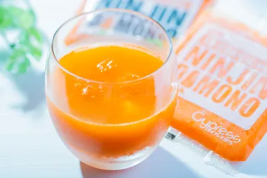 冷凍ニンジンジュース(シャーベット)