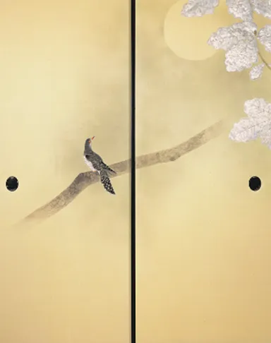 上村淳之 襖絵「時鳥図」