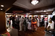 ペルー文化や特産品を紹介する艦内のペルーハウス