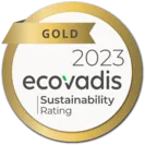 EcoVadis社 「ゴールド」評価ロゴ