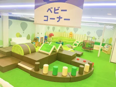 安心して遊べるベビーコーナー