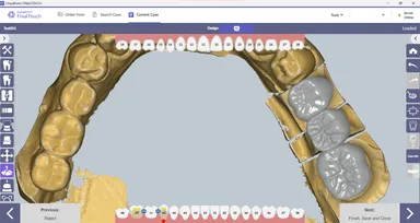 AI CADソフト FinalTouch(TM)画面