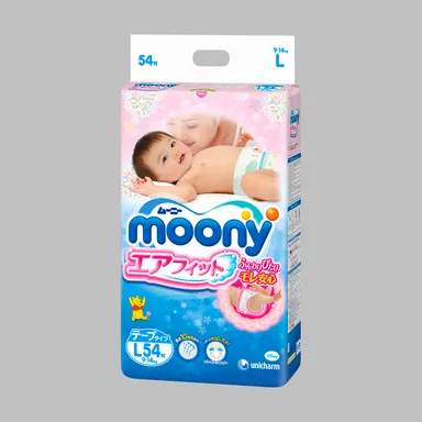 『ムーニー エアフィット』Lサイズ 54枚