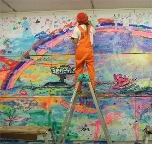 かおかおパンダと一緒に絵を描いちゃおう！