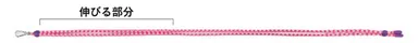 伸びる部分