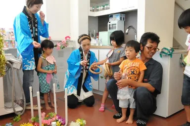 去年の夏祭りの様子2-わなげ-