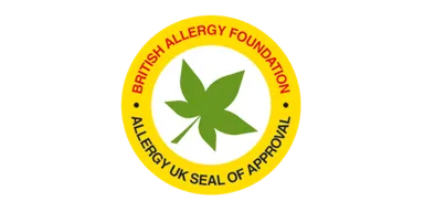 英国アレルギー協会認証マーク取得
