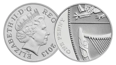 1ペニー図柄(両面)