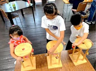 シルクミサンガ作りワークショップ