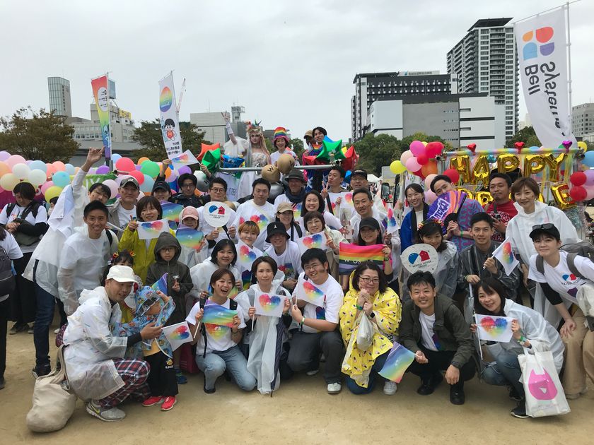 「レインボーフェスタ！2023」 
積水ハウス、W大阪、大阪観光局、アウト・ジャパン 
4社合同でパレード参加 