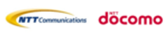 NTTコミュニケーションズ株式会社　株式会社NTTドコモのロゴ