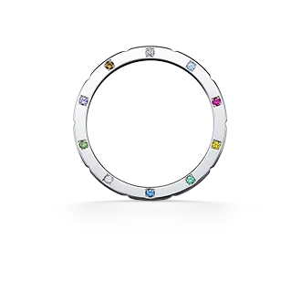 リング側面（裏・メレ10石）