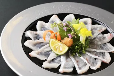 のどぐろの薄造り