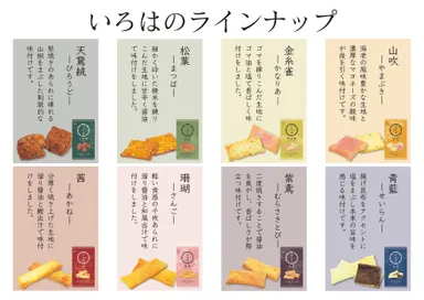 いろはのラインナップ
