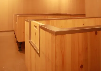 国産桧の木製浴槽