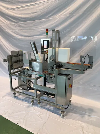 (全体像)ドリップシート自動投入機能付トレイ供給装置