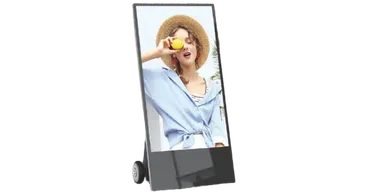 屋外用バッテリー式モニター(単体写真)