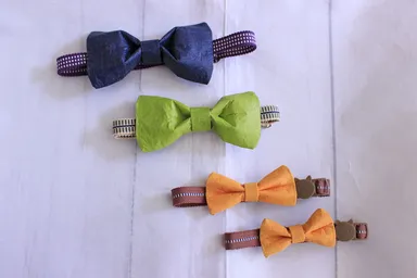 手すき和紙蝶ネクタイ4サイズ