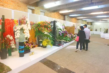 フラワーデザイン展示