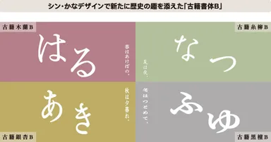 シン・かなデザイン「古籍書体B」