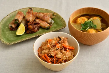 東北郷土料理×きび砂糖(R)　レシピ3品