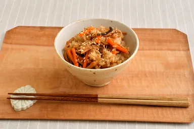 いかにんじん炊き込みご飯