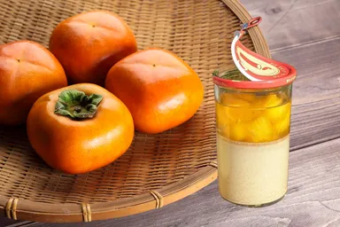 柿とほうじ茶のワンカップリン