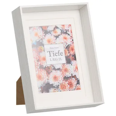 ハクバ フォトフレーム Tiefe（ティーフェ） L／KG（ハガキ）／2L（カビネ）サイズ ホワイト