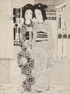 堂本印象「九軒の女」1912年　京都府立堂本印象美術館蔵