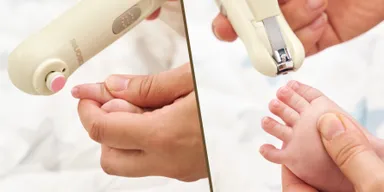 電動爪やすりと爪切りのネイルケアセット