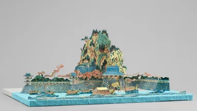 Photo.17 カラープリントによる組上げ見本　制作：トニー・コール　撮影：エス・アンド・ティ フォト