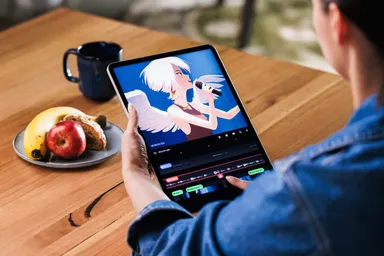 Procreateのオーディオエンジンで楽譜やナレーション、サウンドエフェクトを追加(クレジット： Procreate, Havtza のアニメーション作品)