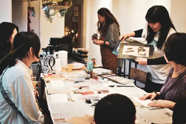 ある・みるEVENTの様子(こだわりの材料展)1