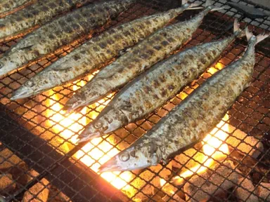 大トロさんまの炭火焼き