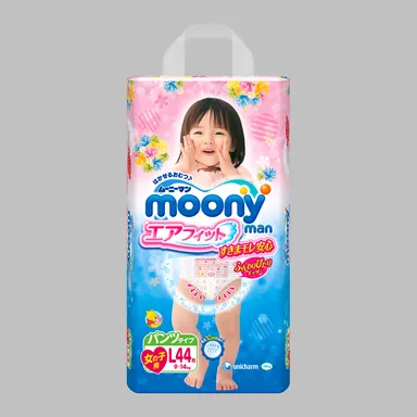 ムーニーマン エアフィット(R) 女の子Lサイズ44枚