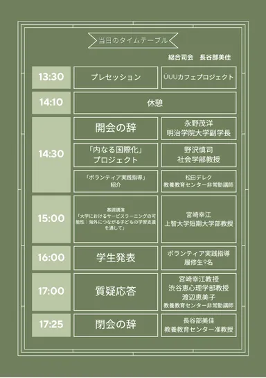 フライヤー裏面