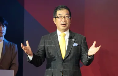 開会挨拶　仲井社長