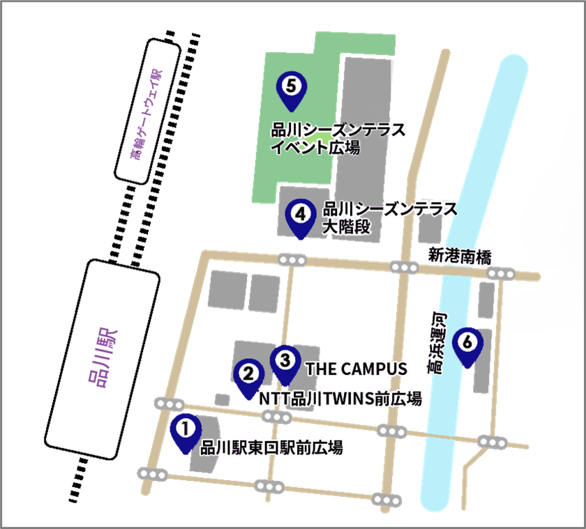 品川港南エリアにおけるXRを活用した回遊性向上の取り組みについて