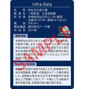 インフラカードサンプル(裏)