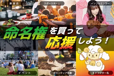 命名権を買って応援しよう