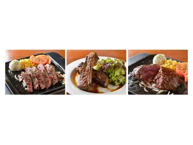 肉焼きルール実践店舗「ステーキバル 蓮」(提供メニュー)