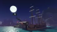 社名の由来である海賊の世界観を表現したRoblox内のアスレチックワールド