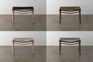 (サイドスツール)木部と座面シートのバリエーション展開
