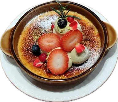 クレームブリュレ（ドリンク付）