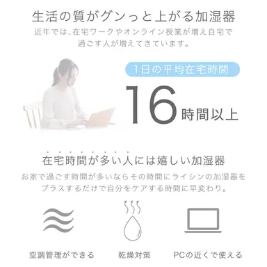 現代に合った加湿器