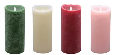 ピラーキャンドルタイプは全4色あります