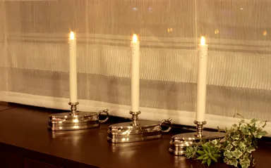 テーパーキャンドルタイプもあります