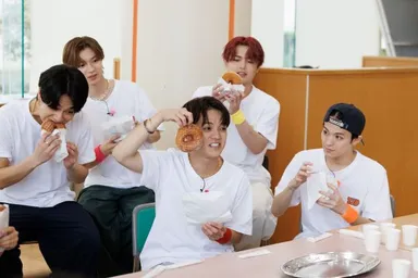 練習の合間に「おやつタイム」